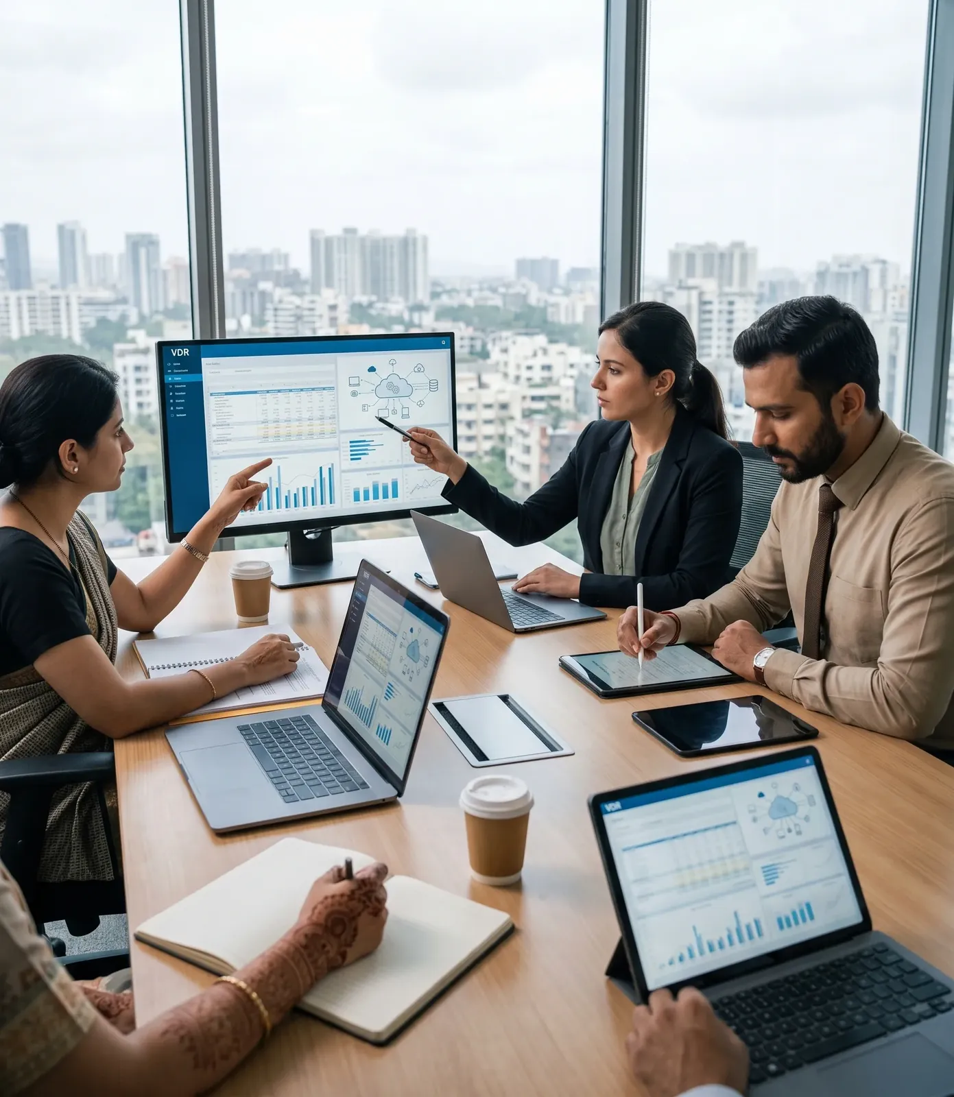 Investor verifying a deal before committing capital