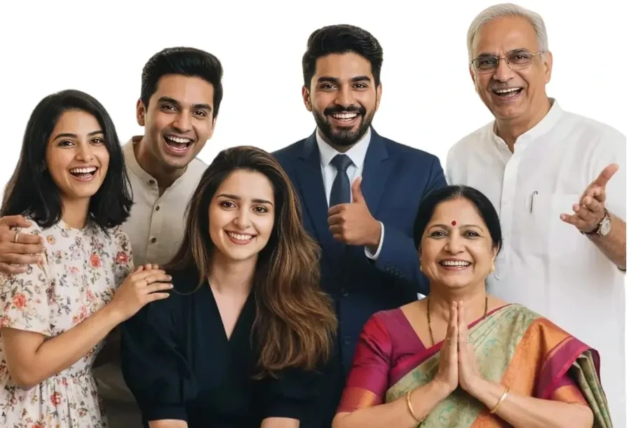 An Indian family supported by NoLegalPaisa