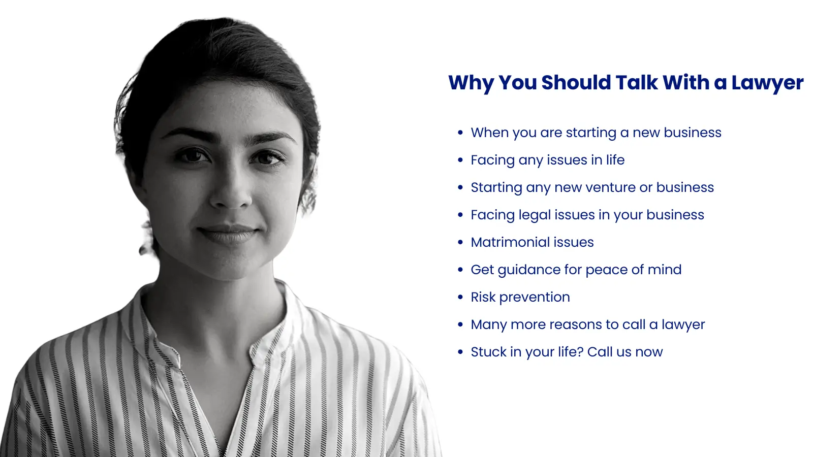 Why you should talk with a lawyer